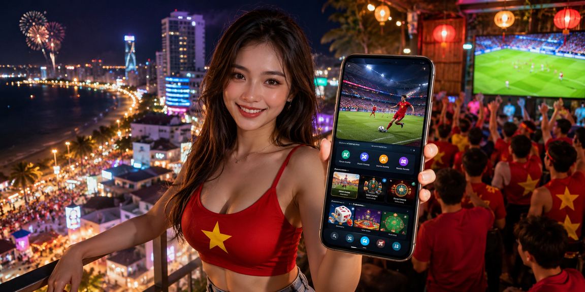 Cảnh đêm phố casino tại Nha Trang